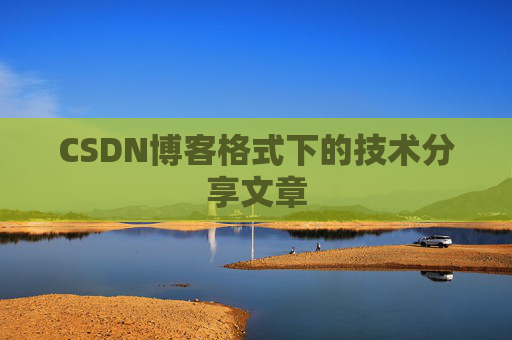 CSDN博客格式下的技术分享文章